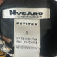 NYGARD COLLECTION PINK/BLACK SKIRT SUIT SZ 2 & 4