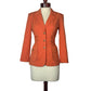 ST JOHN SPORT ORANGE BLAZER SZ S