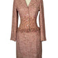 RICKIE FREEMAN FOR TERI JON PINK SUIT SZ 10