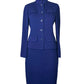 ST JOHN PURPLE SKIRT SUIT SZ 8