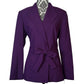 JOHN MEYER PURPLE WRAP JACKET SZ 10