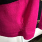 ST JOHN COLLECTION PINK AND BLACK LONG KNIT CARDIGAN SZ 8