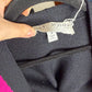 ST JOHN COLLECTION PINK AND BLACK LONG KNIT CARDIGAN SZ 8