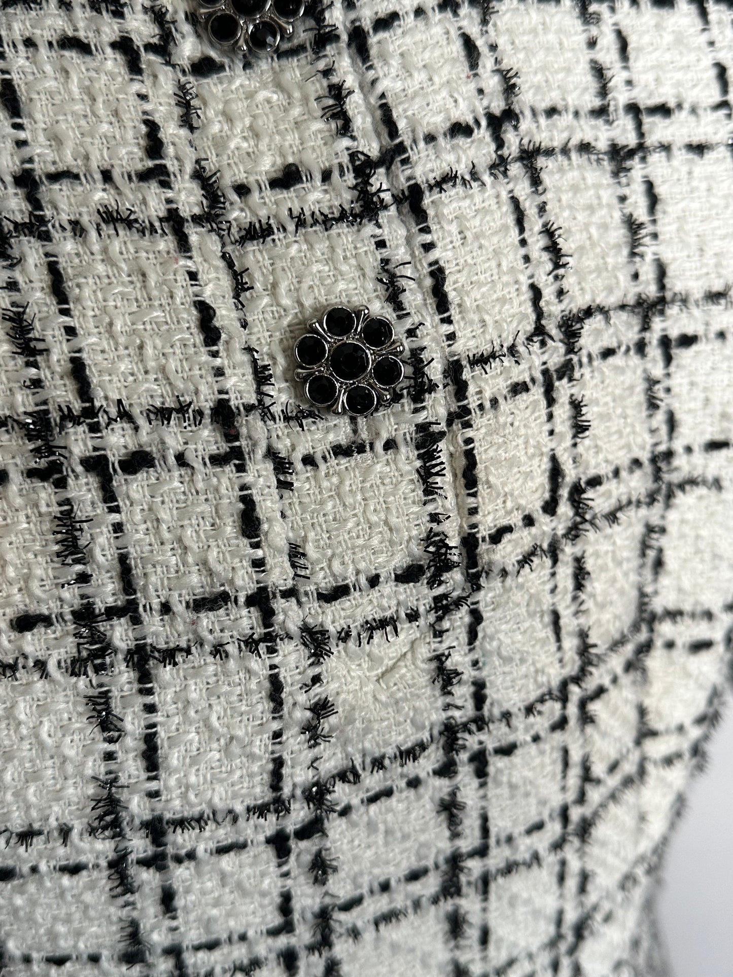 ELIZA J WHITE AND BLACK CHECKERED JUNIORS DRESS SZ 2