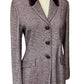 ST JOHN COLLECTION PLUM BLAZER SZ 10