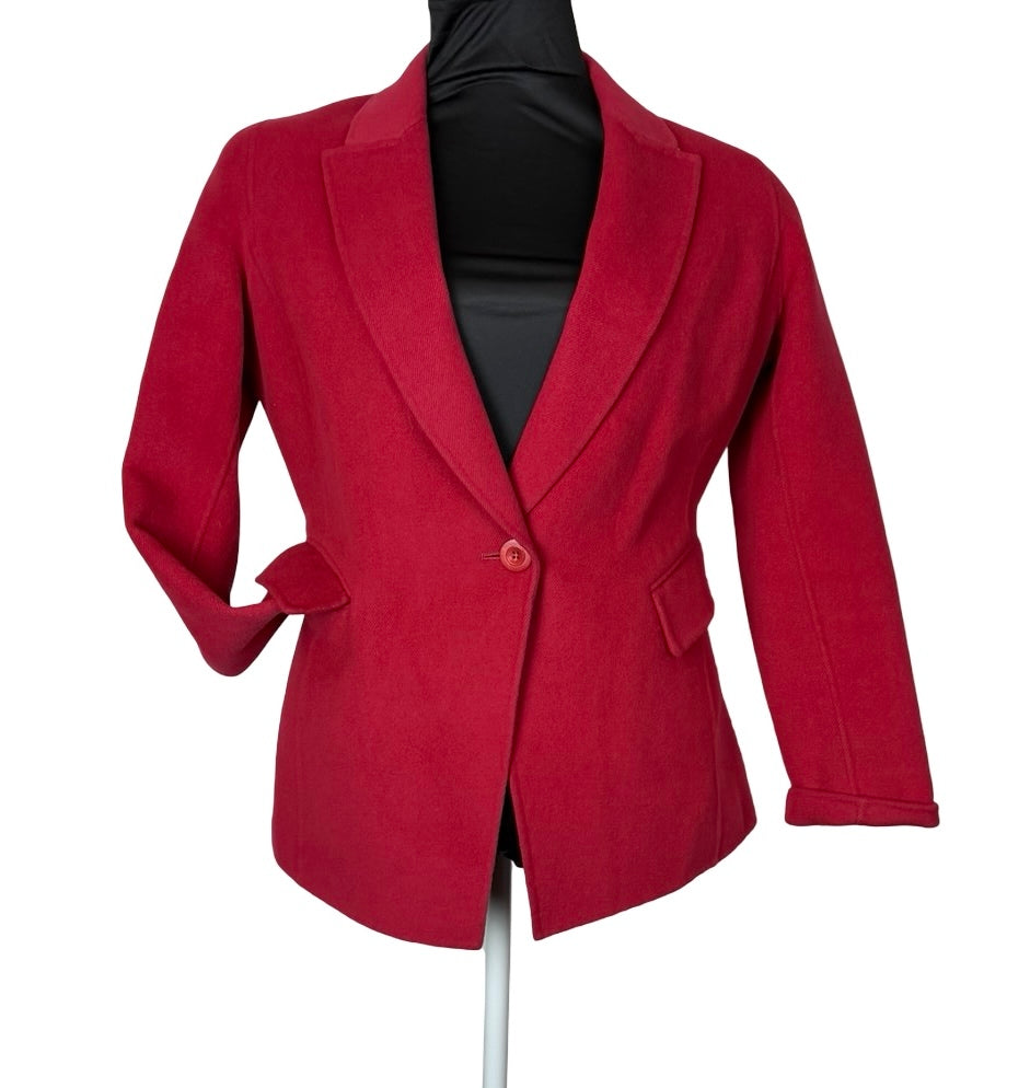 ST JOHN BLACK LABEL PINK BLAZER SZ 8