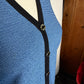 ST JOHN COLLECTION BLUE CARDIGAN SZ 2