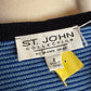 ST JOHN COLLECTION BLUE CARDIGAN SZ 2