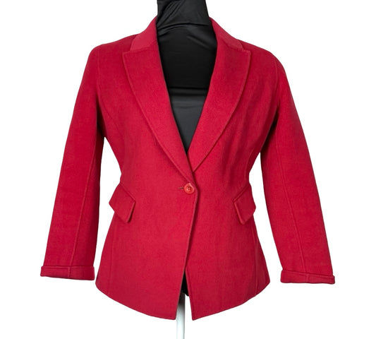 ST JOHN BLACK LABEL PINK BLAZER SZ 8