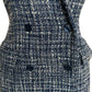 RALPH LAUREN BLUE TWEED DRESS SZ 4 NWT