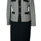 KASPER HOUNDSTOOTH BLAZER SUIT SZ 12P