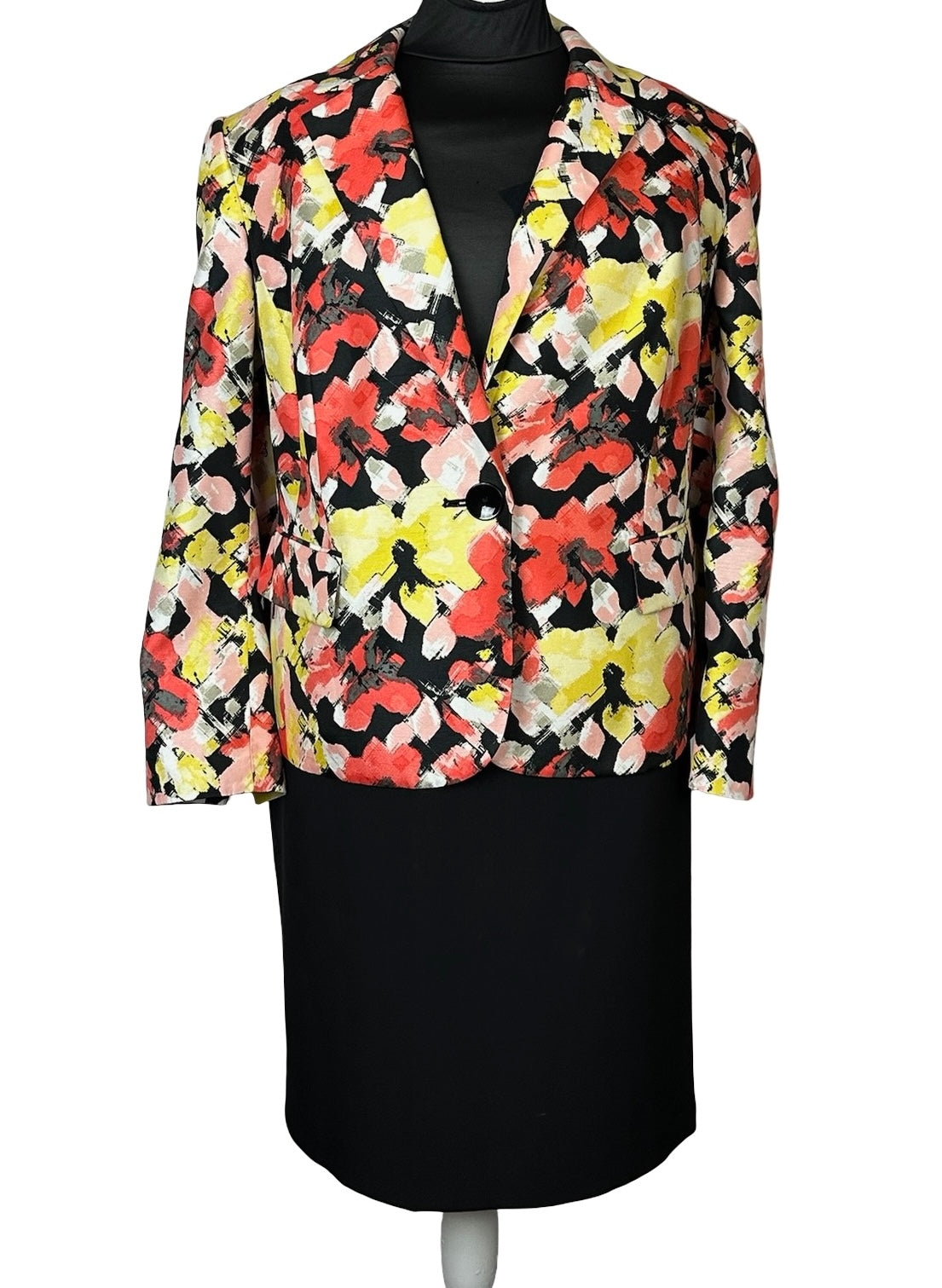 LE SUIT SEPARATES YELLOW/ORANGE SKIRT SUIT SZ 20W/22W