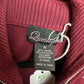 QUESTIONS BURGUNDY CARDIGAN SZ 1X