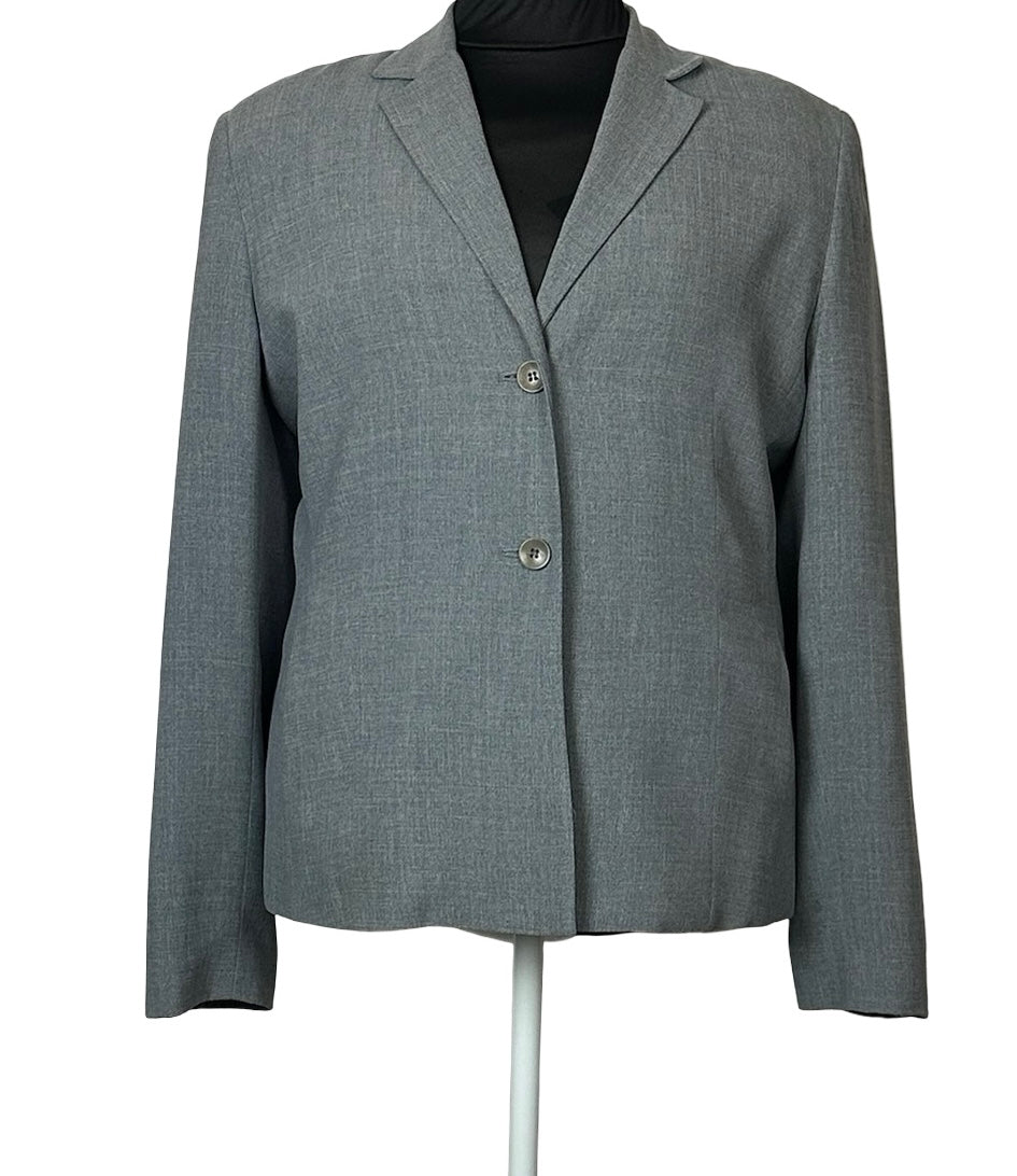 CASUAL CORNER ANNEX GRAY BLAZER SZ 14