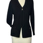ST JOHN BASICS BLACK BLAZER SZ 10