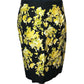 LE BOS YELLOW FLORAL SKIRT SUIT SZ 24W