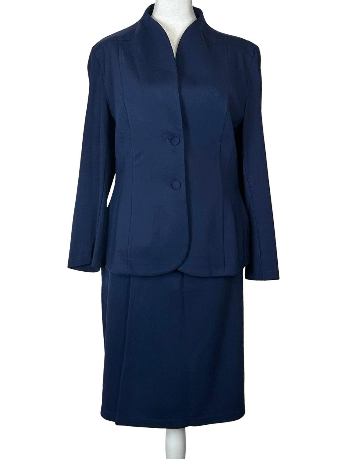MARY CRAFTS BLUE SKIRT SUIT SZ 22