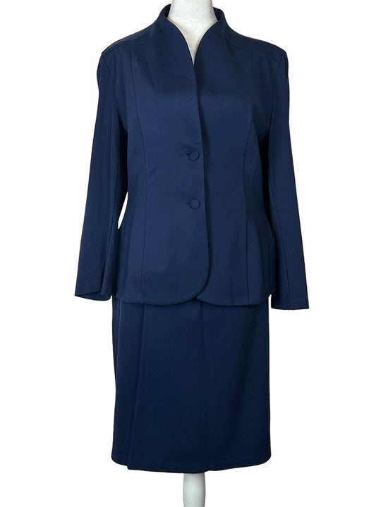 MARY CRAFTS BLUE SKIRT SUIT SZ 22