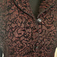 DANNY & NICOLE RED/BLACK SHIMMER JACKET SZ 14