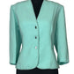 PLAZA SOUTH TURQUOISE BLAZER SZ 12