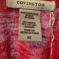TAHARI CORAL PATTERN SKIRT & COVINGTON CARDIGAN SZ S/8