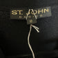 ST JOHN BASICS BLACK BLAZER SZ 10