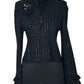 ST JOHN EVENING BLACK BLAZER SZ 6