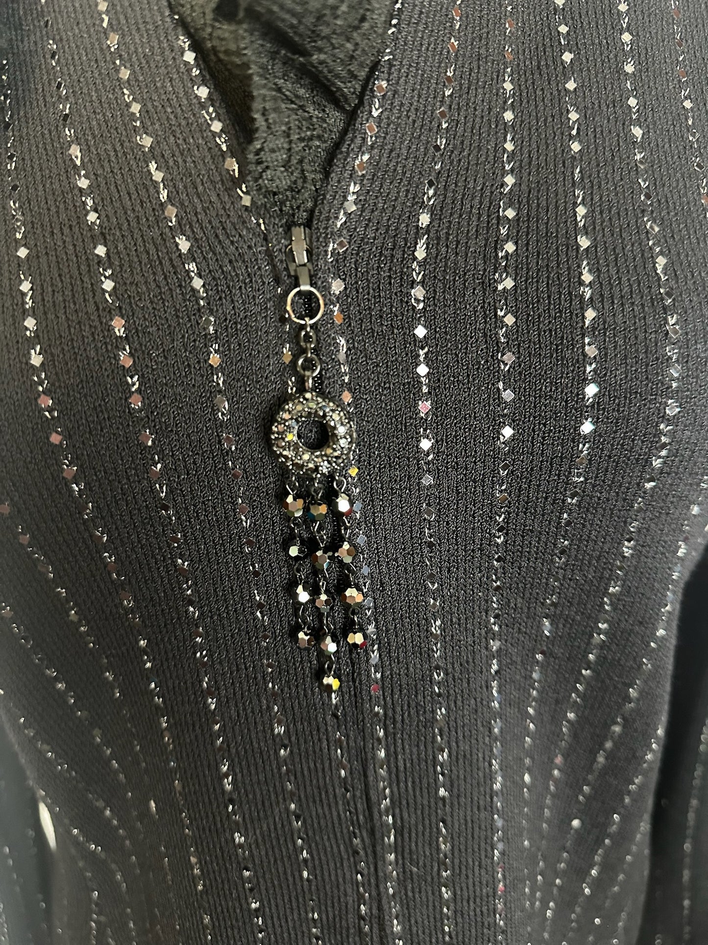 ST JOHN EVENING BLACK BLAZER SZ 6