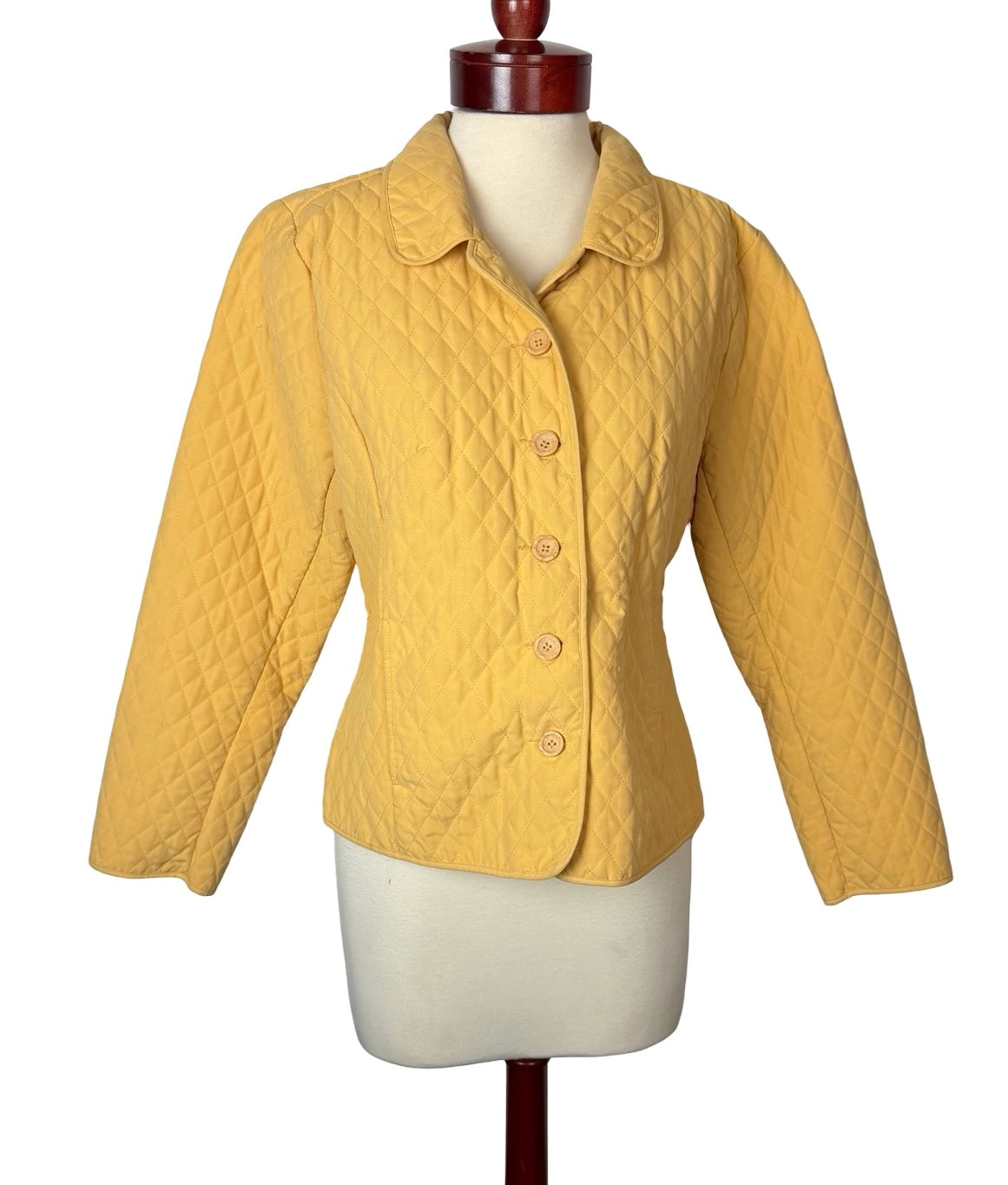 CHRISTOPHER & BANKS YELLOW JACKET SZ XL