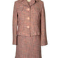 GAP PINK TWEED SKIRT SUIT SZ XS