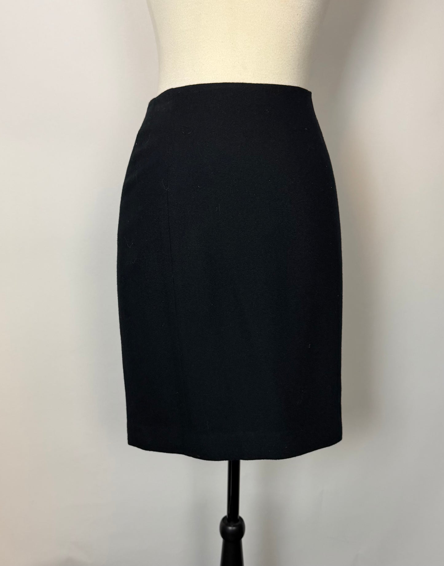 HARVE BENARD BLACK SKIRT SUIT SZ 8P
