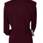 ST JOHN COLLECTION BORDEAUX WITH GOLD ACCENTS BLAZER