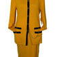 ST JOHN COLLECTION YELLOW SKIRT SUIT NWT