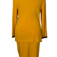 ST JOHN COLLECTION YELLOW SKIRT SUIT NWT
