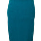 ST JOHN TEAL SKIRT SUIT
