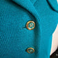 ST JOHN TEAL SKIRT SUIT