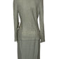 ST JOHN EVENING CELADON LIGHT GREEN SKIRT SUIT PAILLETTES NWT