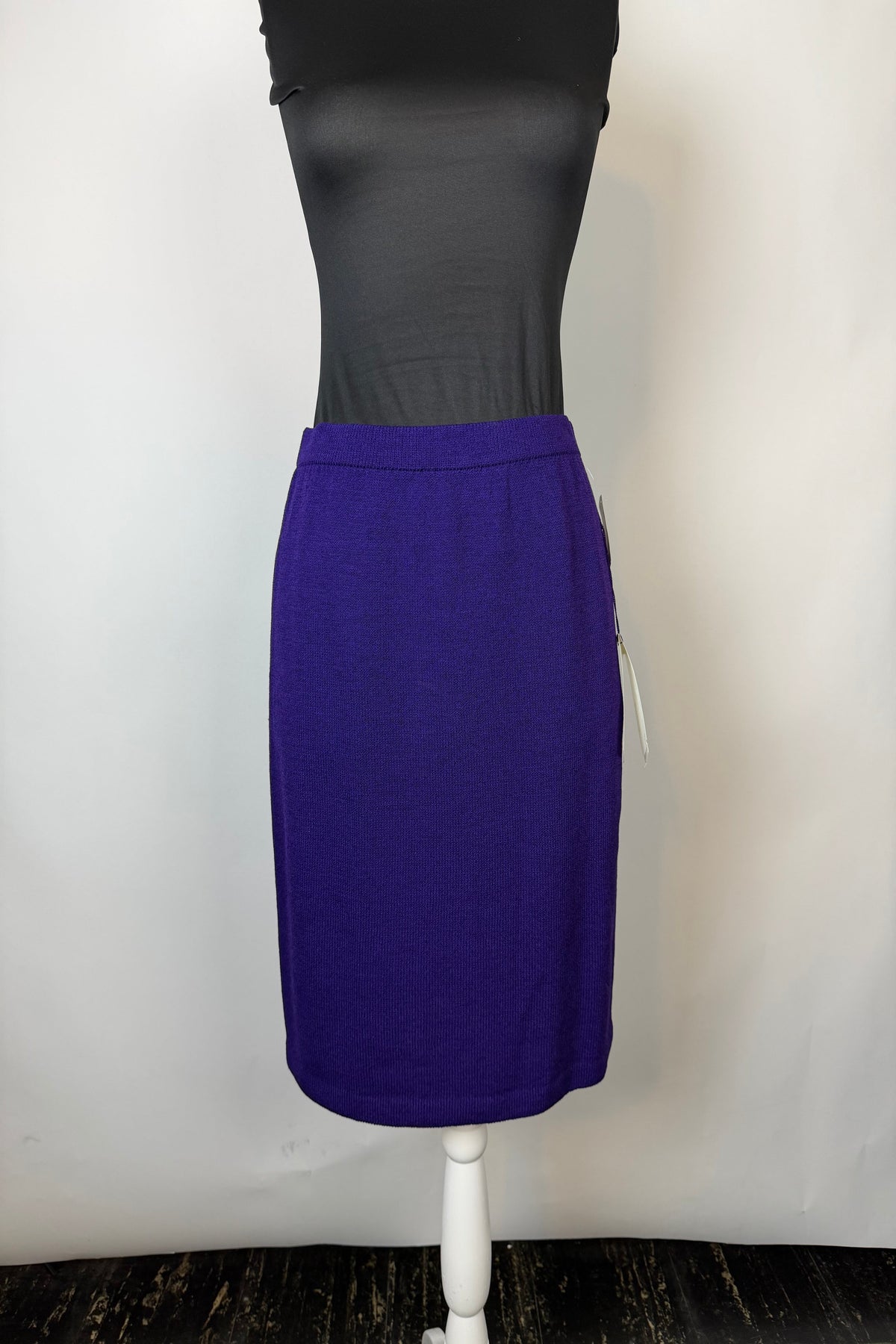 ST JOHN COLLECTION CONCORD PURPLE SKIRT SUIT NWT