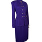 ST JOHN COLLECTION CONCORD PURPLE SKIRT SUIT NWT