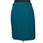 ST JOHN COLLECTION TEAL SKIRT SUIT