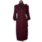 ST JOHN COLLECTION CABERNET SKIRT SUIT