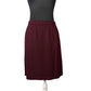 ST JOHN COLLECTION MAROON SKIRT SUIT