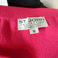 ST JOHN PINK SHORT SLEEVE SKIRT SUIT
