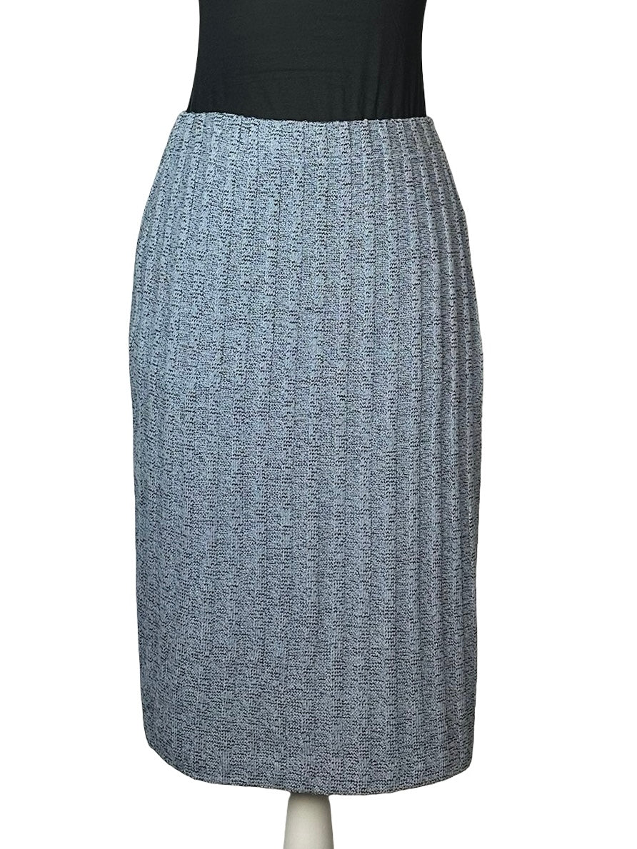 ST JOHN COLLECTION FRENCH BLUE SKIRT SUIT