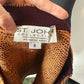 ST JOHN SPICE BROWN TWEED SKIRT SUIT
