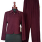 ST JOHNS BURGUNDY PANTS SUIT