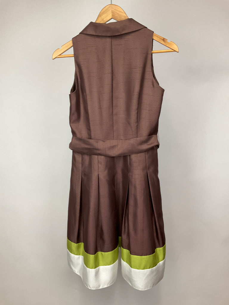 JESSICA HOWARD BROWN/GREEN DRESS SZ 4P Best in Show Clothes JESSICA HOWARD BROWN/GREEN DRESS SZ 4P Best in Show Clothes