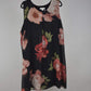 COLDWATER CREEK BLK/RUST FLORAL SZ 2X